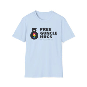 Free Guncle Hugs Logo Tee