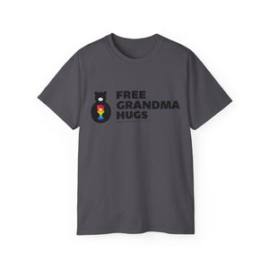 Free Grandma Hugs Logo Tee