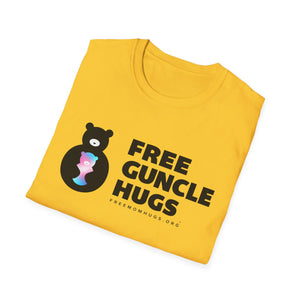 Free Guncle Hug Trans Logo Tee