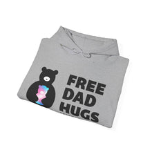 Load image into Gallery viewer, Trans Bear Free Dad Hugs Hoodie