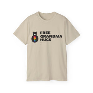 Free Grandma Hugs Logo Tee