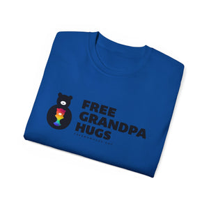 Free Grandpa Hugs Logo Tee