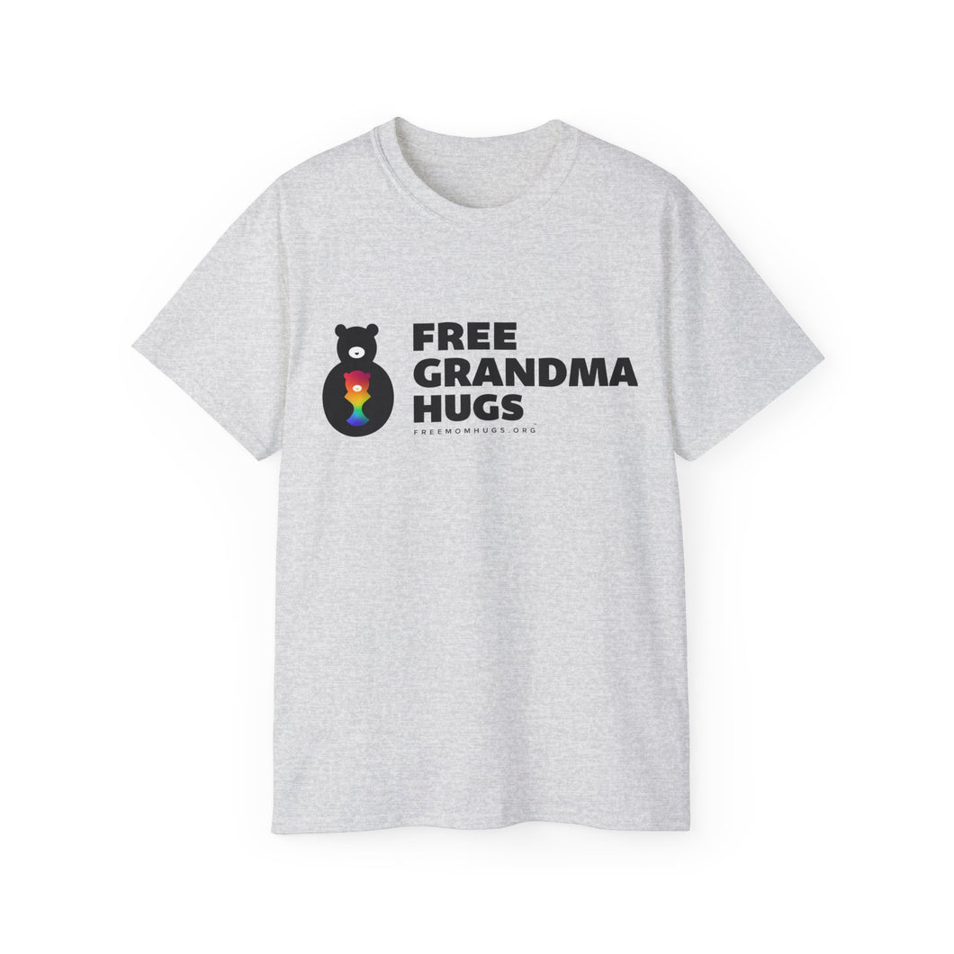 Free Grandma Hugs Logo Tee