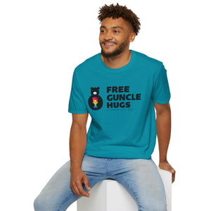 Free Guncle Hugs Logo Tee