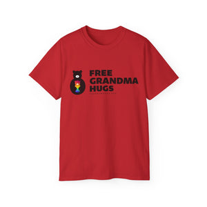 Free Grandma Hugs Logo Tee