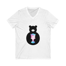 Load image into Gallery viewer, Trans Bear Logo V-Neck T-shirt