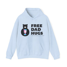 Load image into Gallery viewer, Trans Bear Free Dad Hugs Hoodie
