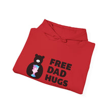 Load image into Gallery viewer, Trans Bear Free Dad Hugs Hoodie