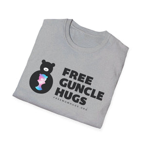 Free Guncle Hug Trans Logo Tee