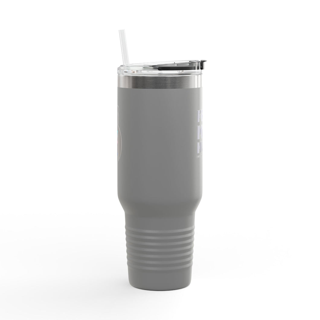 Insulated Travel Mug, 40oz Trans Logo