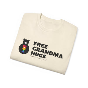 Free Grandma Hugs Logo Tee