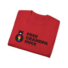 Load image into Gallery viewer, Free Grandpa Hugs Logo Tee