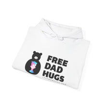 Load image into Gallery viewer, Trans Bear Free Dad Hugs Hoodie