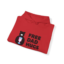 Load image into Gallery viewer, Trans Bear Free Dad Hugs Hoodie