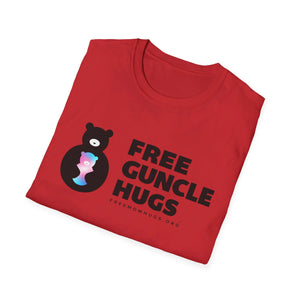 Free Guncle Hug Trans Logo Tee