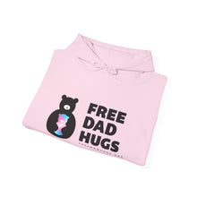 Load image into Gallery viewer, Trans Bear Free Dad Hugs Hoodie