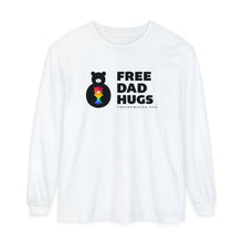 Load image into Gallery viewer, Unisex Free Dad Hugs  Long Sleeve T-Shirt