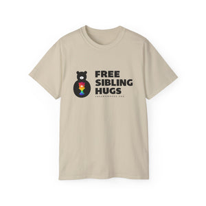 Free Siblings Hug Logo Tee