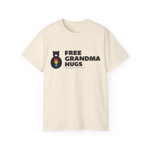 Free Grandma Hugs Logo Tee