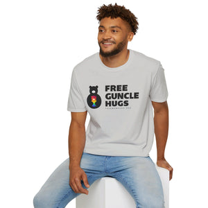 Free Guncle Hugs Logo Tee