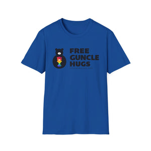 Free Guncle Hugs Logo Tee