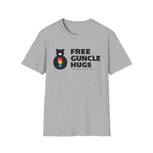 Free Guncle Hugs Logo Tee