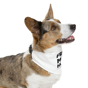 Bear Logo Pet Bandana Collar