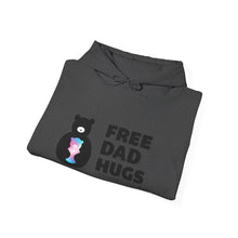Load image into Gallery viewer, Trans Bear Free Dad Hugs Hoodie