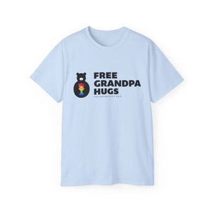 Free Grandpa Hugs Logo Tee