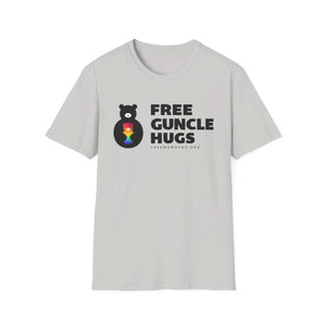 Free Guncle Hugs Logo Tee