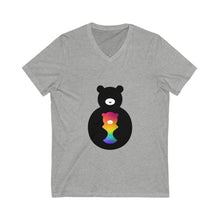 Load image into Gallery viewer, Bear Logo V-Neck T-shirt