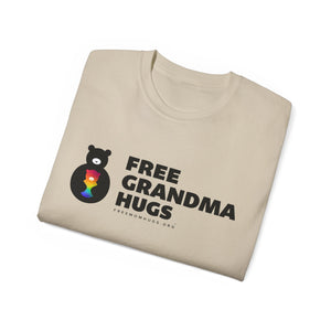 Free Grandma Hugs Logo Tee