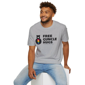 Free Guncle Hugs Logo Tee