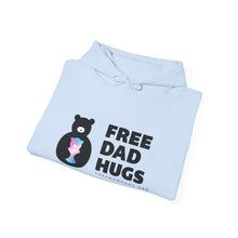 Load image into Gallery viewer, Trans Bear Free Dad Hugs Hoodie