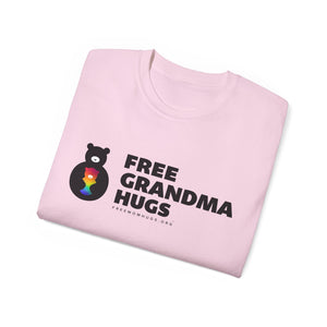 Free Grandma Hugs Logo Tee