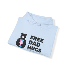 Load image into Gallery viewer, Trans Bear Free Dad Hugs Hoodie