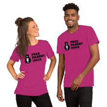 Load image into Gallery viewer, Free Parent Hugs Trans Bear Logo unisex t-shirt