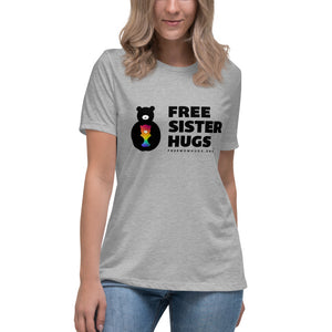 Free Sister Hugs Logo Women's Relaxed T-Shirt