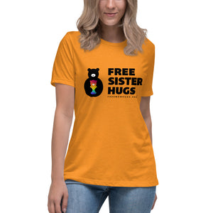 Free Sister Hugs Logo Women's Relaxed T-Shirt