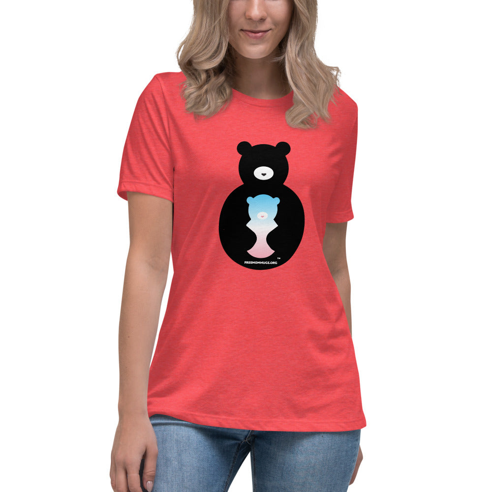 Women's Relaxed Trans Bear Logo T-Shirt