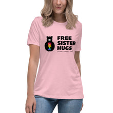Load image into Gallery viewer, Free Sister Hugs Logo Women&#39;s Relaxed T-Shirt
